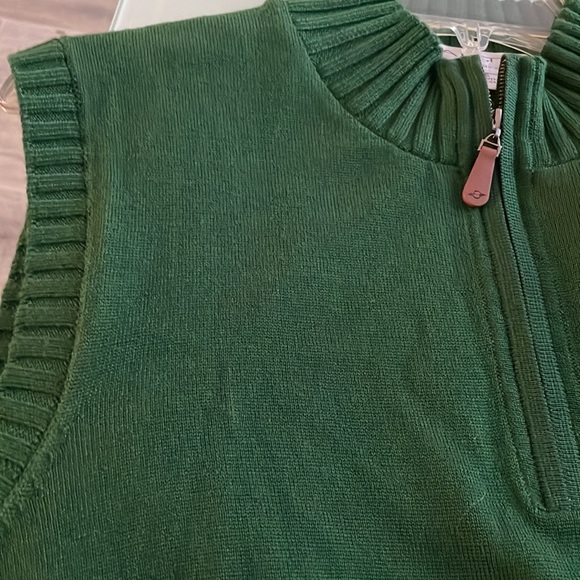 Vintage Martin Timeless as the Game green sleeveless sweater vest Italian Merino - Picture 11 of 14